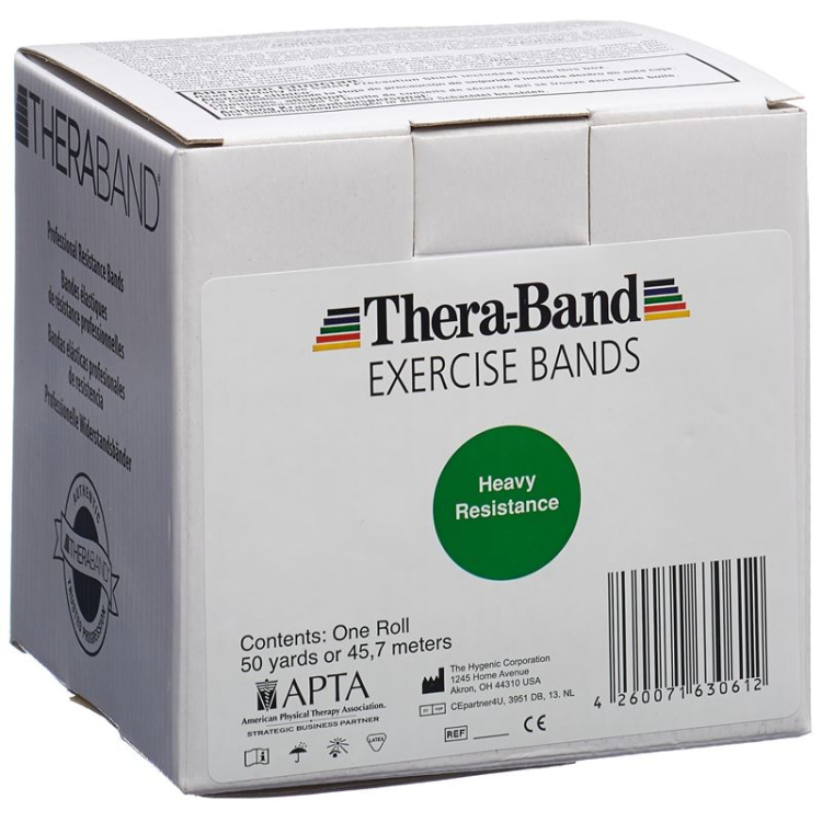 Thera-Band 45мx12,7см зеленый прочный