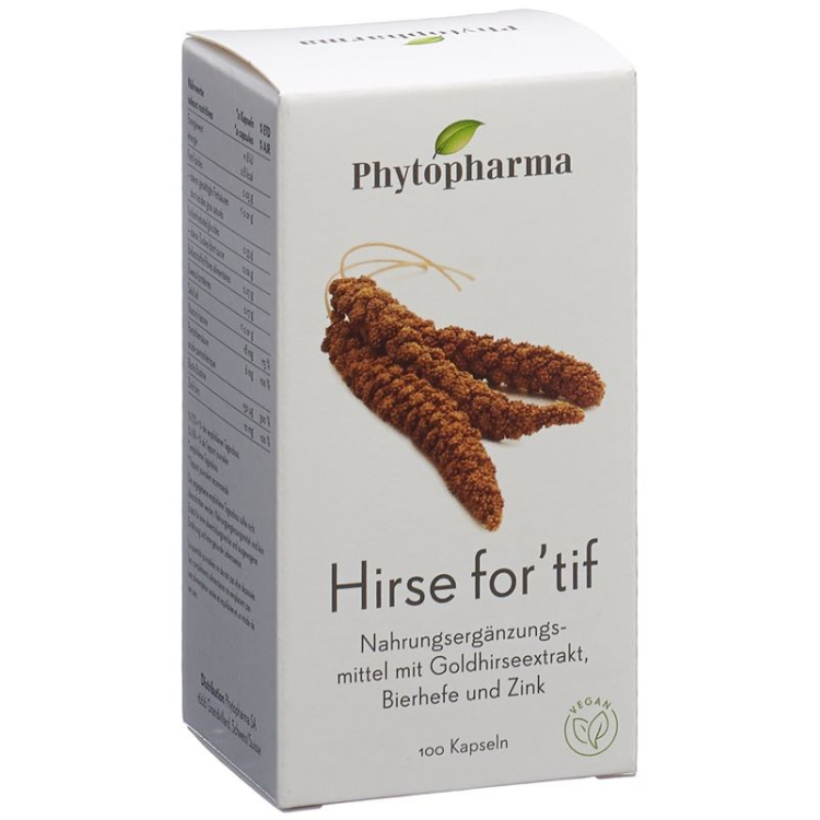 PHYTOPHARMA HIRSE FOR'TIF KAPS 100 STK