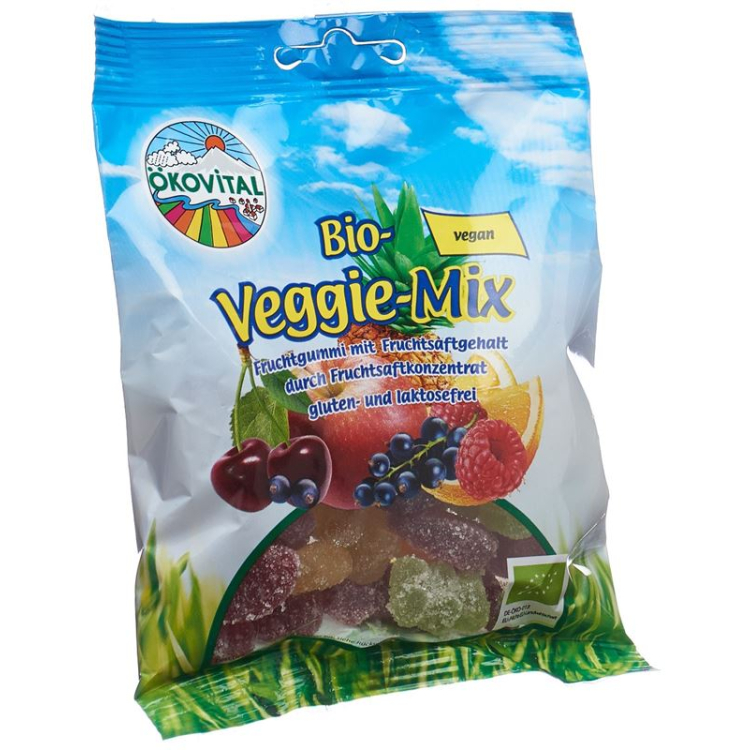 Ökovital fruit gum veggie mix sans gélatine 100 g