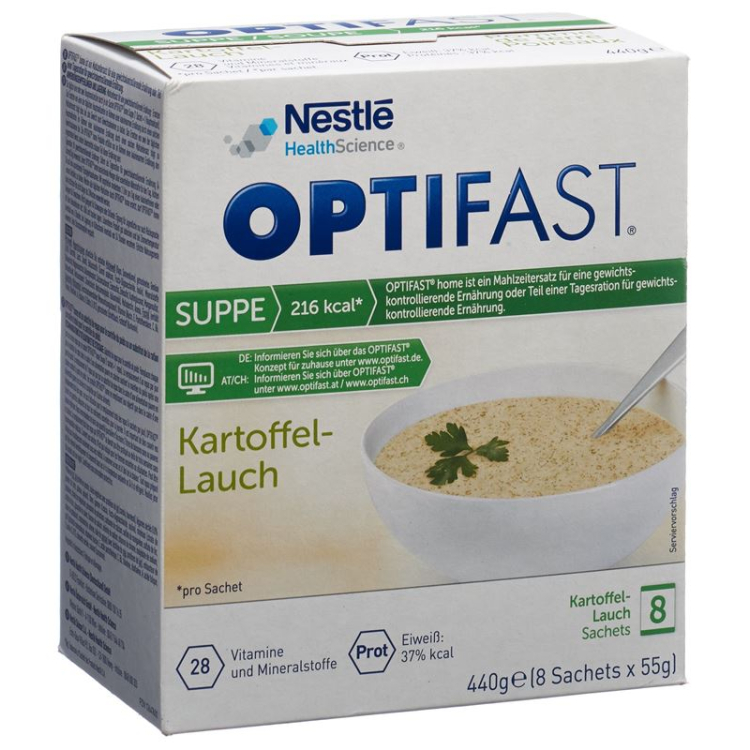 Optifast potato leek soup 8 Battalion 55 g