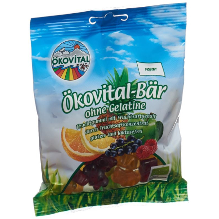 Ökovital gummy bear tanpa gelatin 100 g