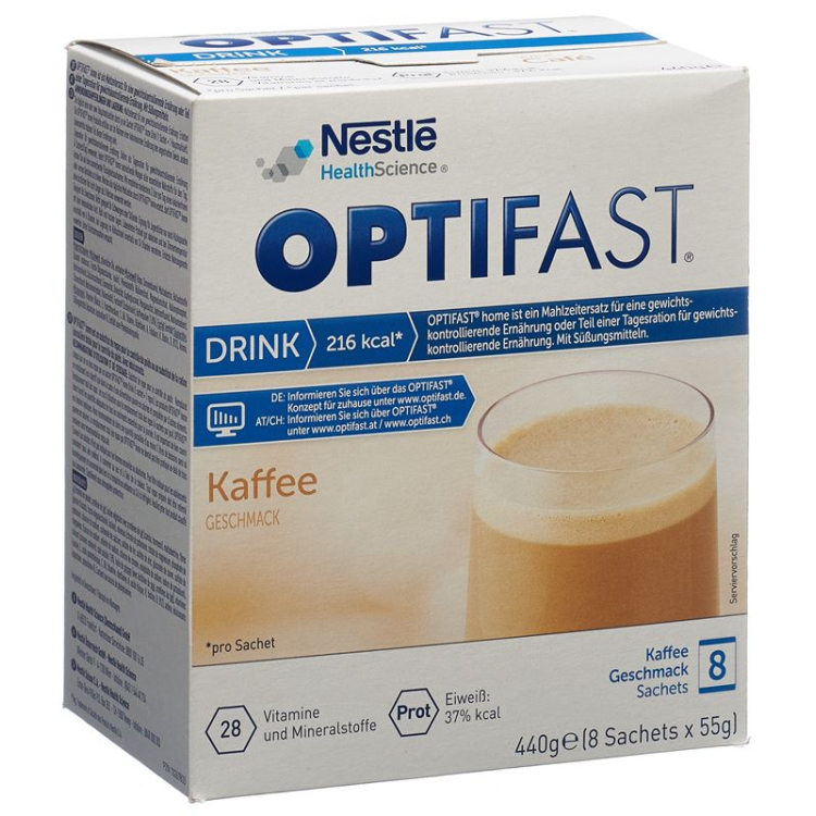 Optifast drink coffee 8 Battalion 55 g