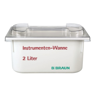BRAUN instrument tray 2l with sieve+lid
