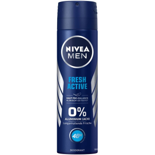 Nivea Male Fresh Active Spray Deodorant (new) 150 ml