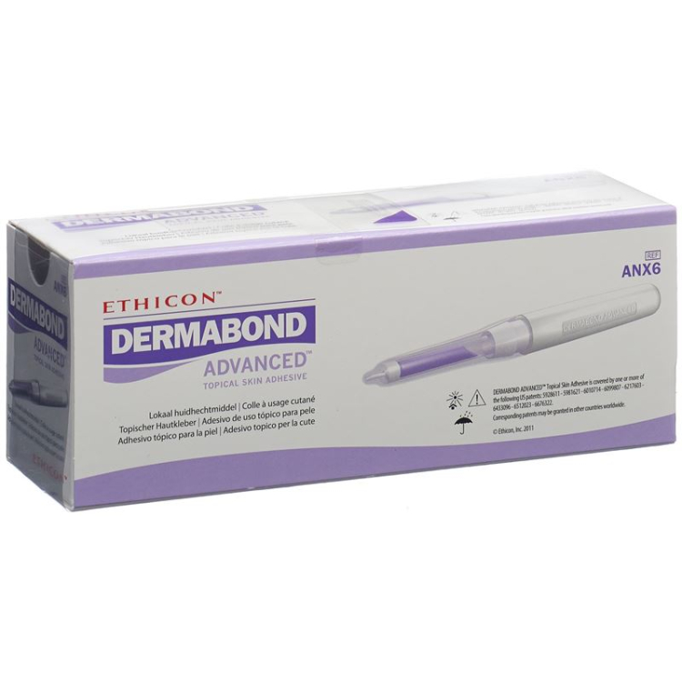 Dermabond Advanced skin adhesive 6 Amp 0.7 ml