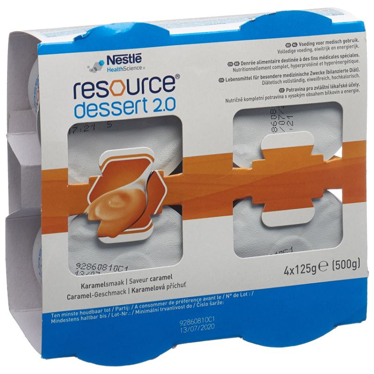 Resource Dessert 2.0 Caramel 24 Cup 125 g