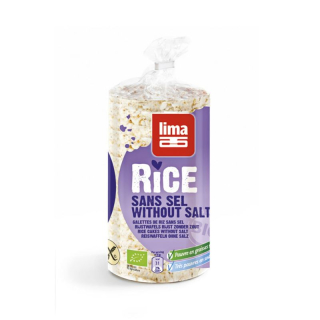 Lima rijstwafels zonder zout zak 100 g