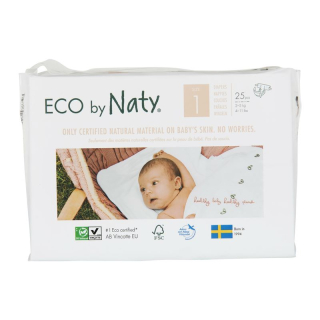 Naty diaper Newborn Nr 1 2-5 kg ​​25 pcs