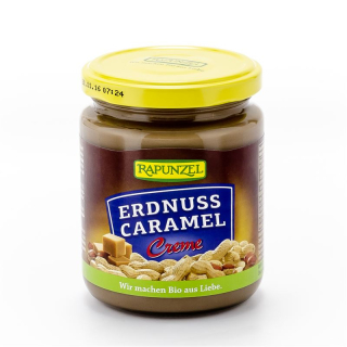 Rapunzel cream peanut caramel jar 250 g