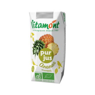 Vitamont Pineapple Pure Fruit Juice 6 x 200 ml
