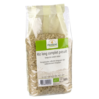 Priméal long whole grain rice pre-cooked 500 g