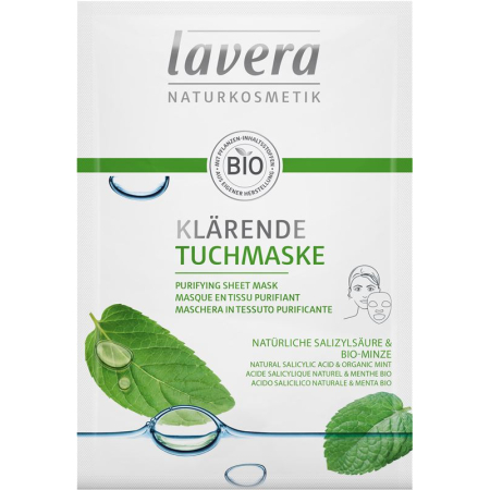 Lavera sheet mask clarifying Btl