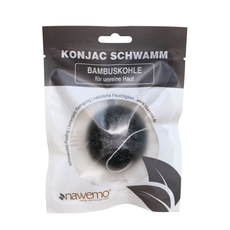 Nawemo Konjac Sponge Bamboo Charcoal