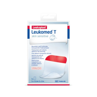 LEUKOMED T sensível à pele 5x7,5cm