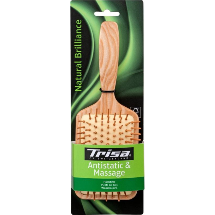 Trisa Natural Brilliance hairbrush Paddle