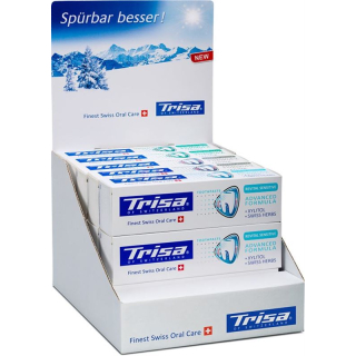Trisa display toothpaste mix 15 pcs assorted
