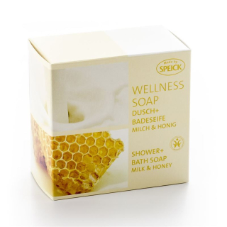 Speick Wellness Soap ទឹកដោះគោ និងទឹកឃ្មុំ 200 ក្រាម។