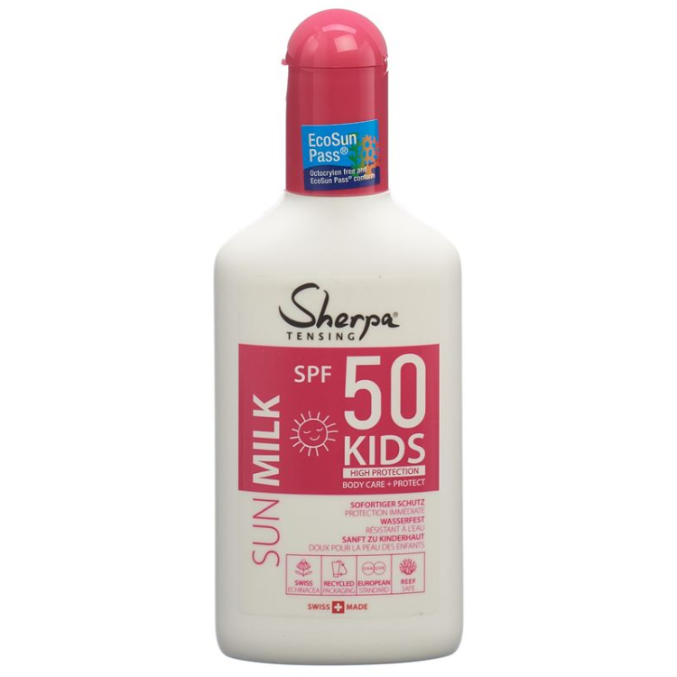 SHERPA TENSING zonnemelk SPF 50 Kids 175 ml