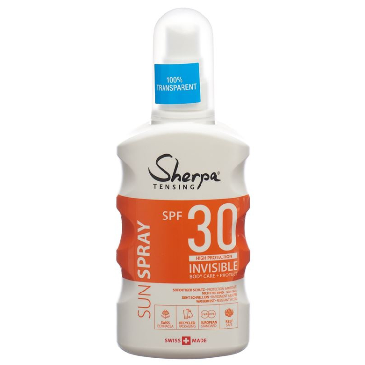 SHERPA TENSING Sonnenspray SPF30 Görünmez