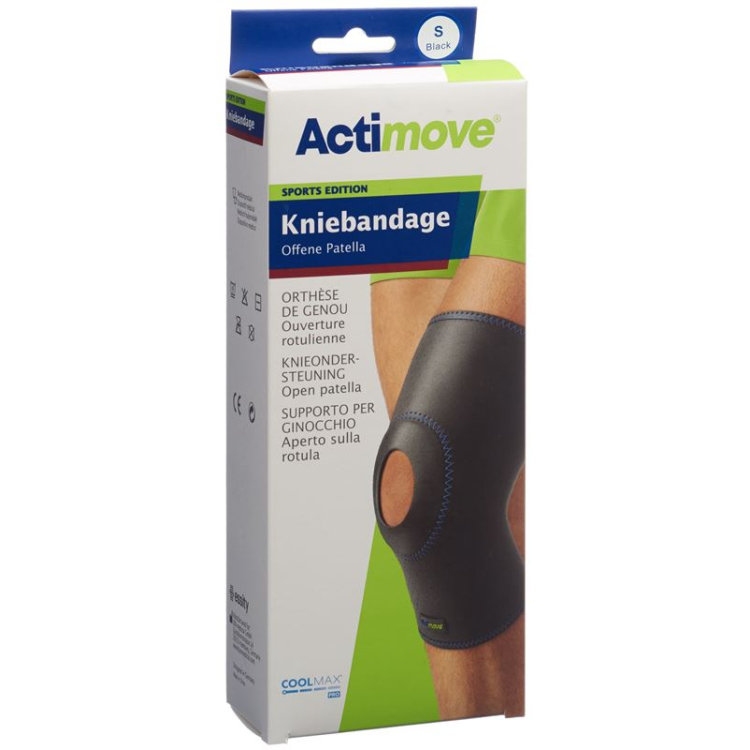 Actimove Sport knee bandage S open patella