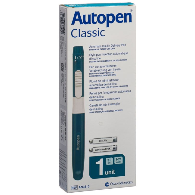 Autopen Classic inyeksiya cihazı 1er addımlar