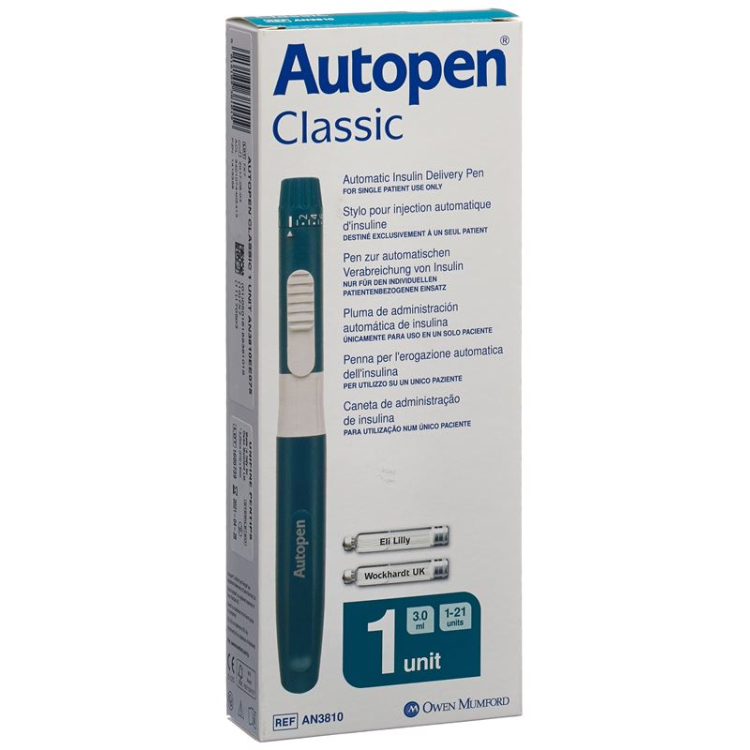 Autopen Classic инъекциялық құрылғы 1er қадамдар