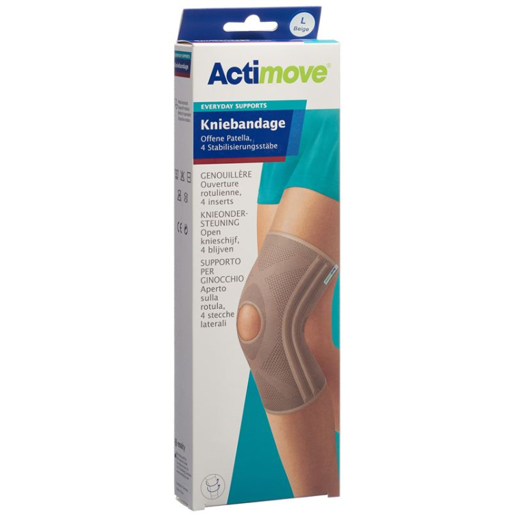 Actimove Everyday Support knee bandage L open patella