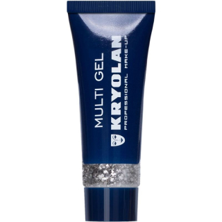 CARNEVAL COLOR glitter make-up srebrna tuba 10 ml