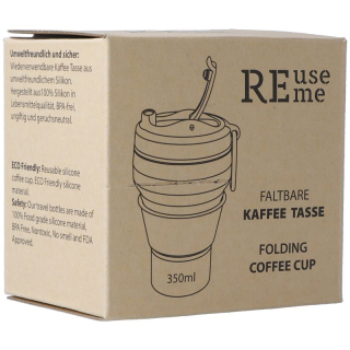 REUSEME faltbare Kaffeetasse 350 ml kohv kaasa