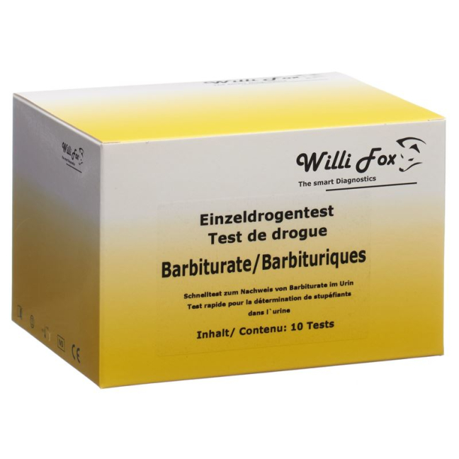 Test de drogue Willi Fox barbituriques urine unique 10 pcs