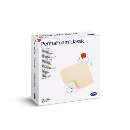 PermaFoam Classic 20x10cm sterile 10 pcs