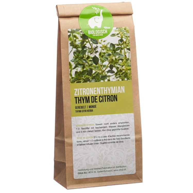 Dixa lemon thyme BIO gerebelt 50 g