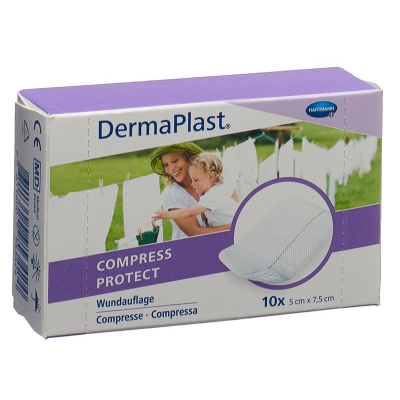 Dermaplast បង្ហាប់ការពារ 5x7.5cm