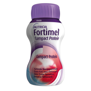 Fortimel Compact Protein kühlende Beere 4 Fl 125 ml