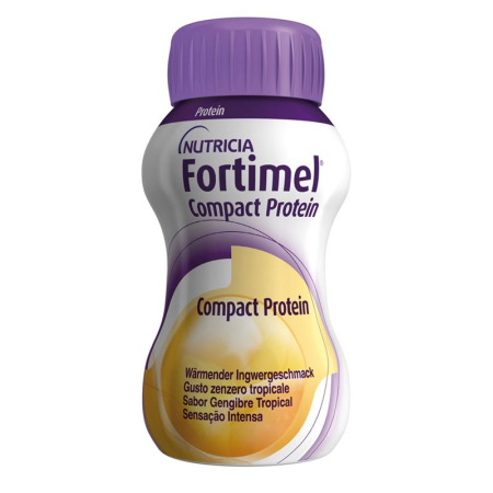 Fortimel Compact protein warming ginger 4 Fl 125 ml