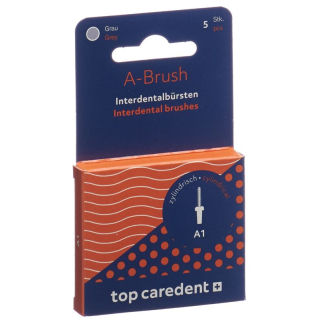 Top Caredent A1 IDBH-X brossette interdentaire grise >0.7mm 5 pcs