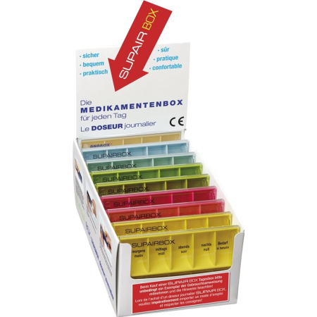 Supairbox daily box Pastel allemand/français à 16 pièces