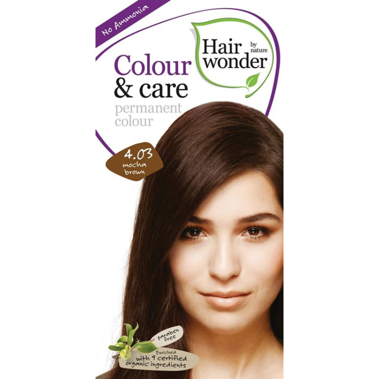 HENNA Hairwonder Color & Care 4.03 mockabrun