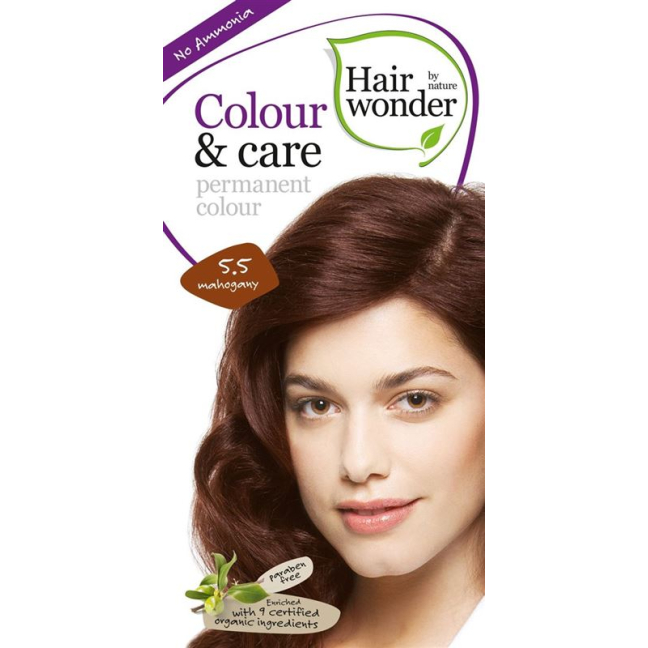Henna Hair Wonder Color & Care 5,5 mahoń