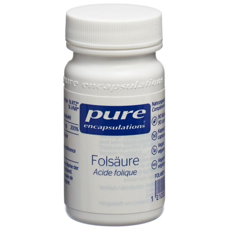 Pure Folic Acid Kaps Ds 90 pcs