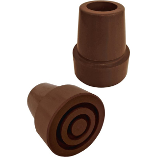 Ossenberg capsule with a steel insert for metal sticks 18mm brown pair 1