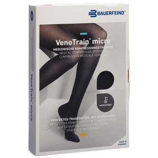 VenoTrain MICRO A-T KKL2 XL plus / long open toe black one pair