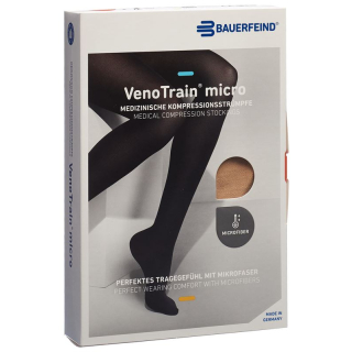 VenoTrain MICRO A-T KKL2 L plus / short open toe cream 1 pair