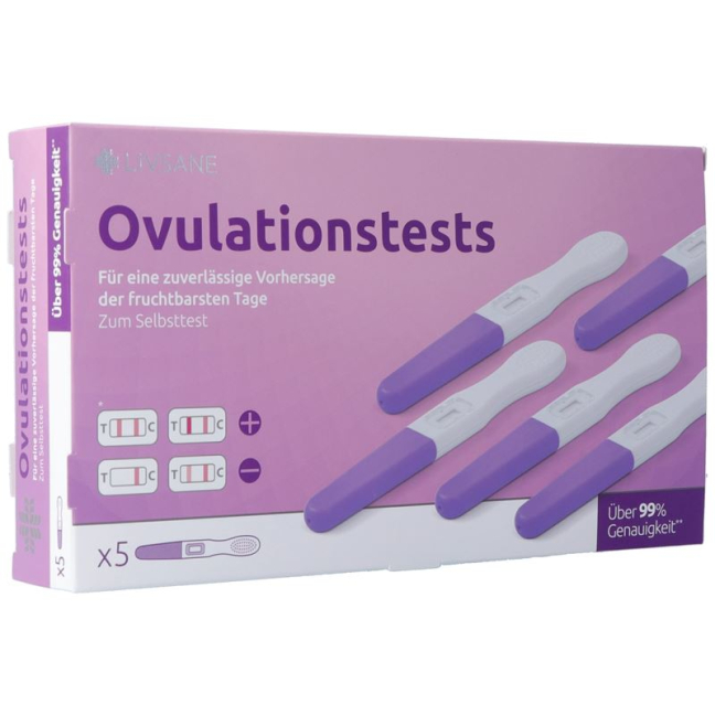 Testes de ovulação Livsane 5 Stk