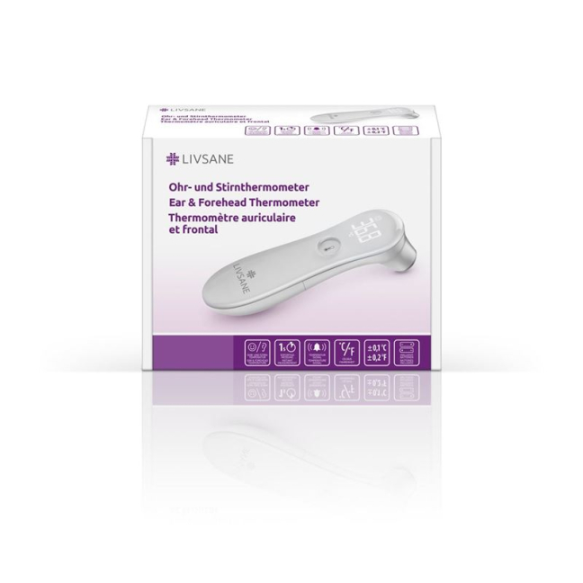 Livsane Ear and Forehead Thermometer