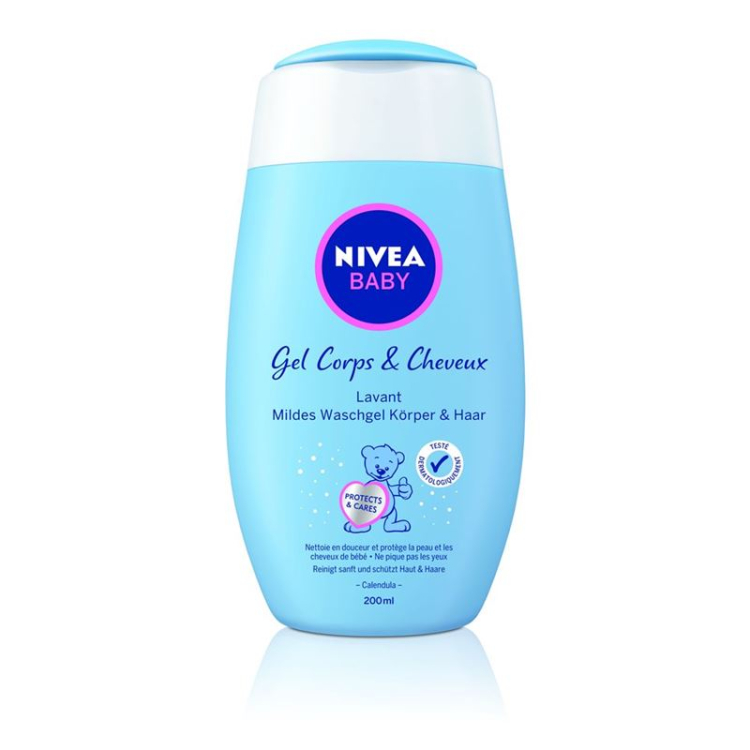 Nivea Baby Mild Body & Hair Wash gel 200 ml