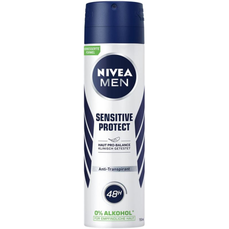 Nivea Men Sensitive Protect Antiperspirant Spray (new) 150 ml