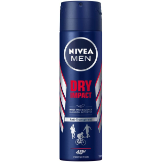 Nivea Male Dry Impact Antiperspirant (new) spray 150 ml