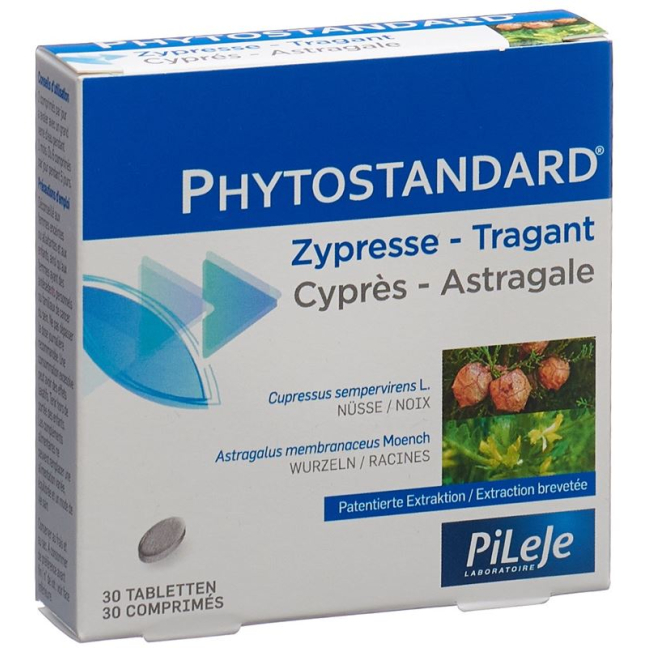 Phytostandard Zypresse - Tragant Tabl Blist 30 Stk
