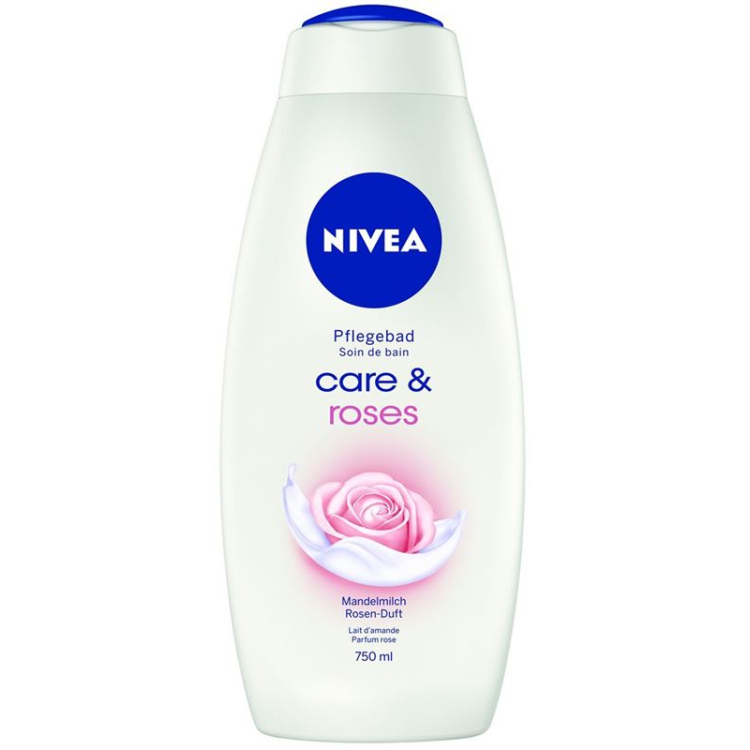 Nivea Pflegebad Care & Roses 750 ml